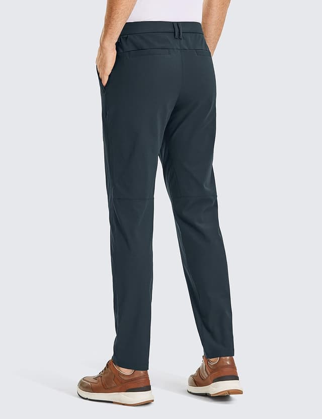 Detalle 2 de CRZ YOGA Men’s All-Day Comfy Golf Trousers with Quick-Dry Fabric and Pockets (30"/32"/34" inseam)
