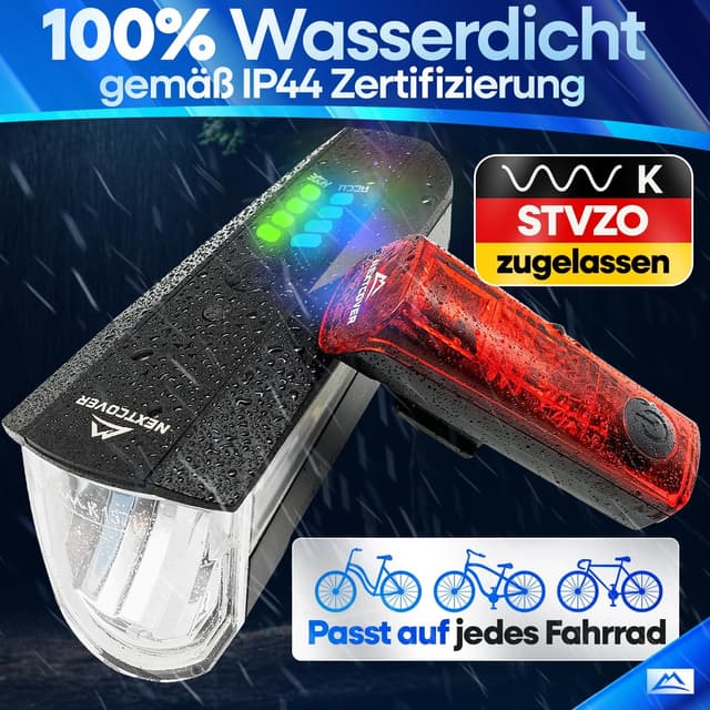Thumbnail 3 de NEXTCOVER Fahrradlicht Set LightSense 80 Lux