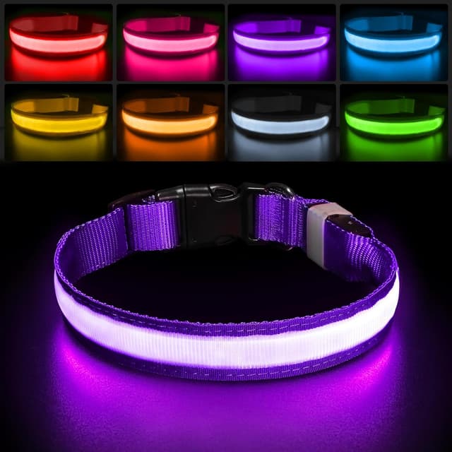 Imagen de PcEoTllar Collar LED Recargable para Perros en OfertitasTOP