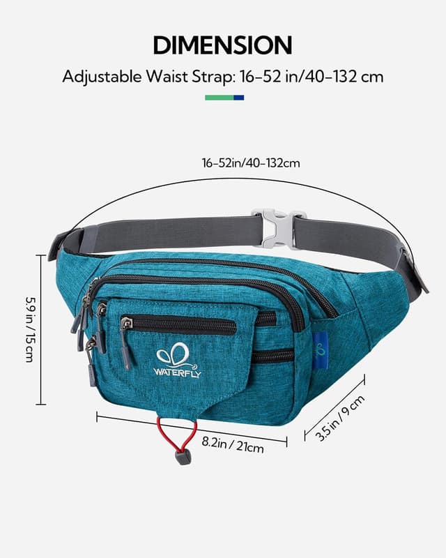 Detalle de WATERFLY Bauchtasche für Laufen und Fitness