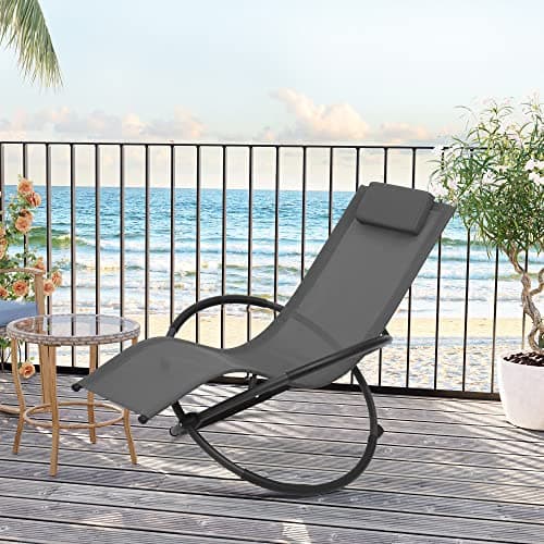 Detalle 2 de WOLTU Tumbona de Metal para Camping y Jardín