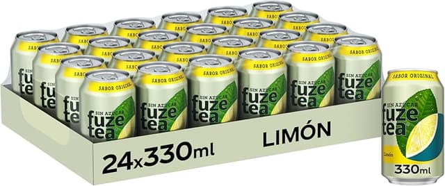 Imagen de Fuze Tea Original Limón Zero Azúcar, Pack 24 Latas 🍋 en OfertitasTOP