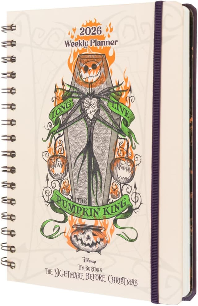 Detalle de Grupo Erik Agenda 2026 A5 Semana Vista Pesadilla Antes de Navidad