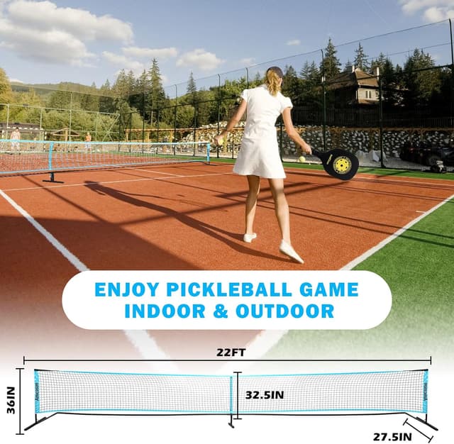 Detalle 2 de Amicoson Filet de Pickleball 22FT