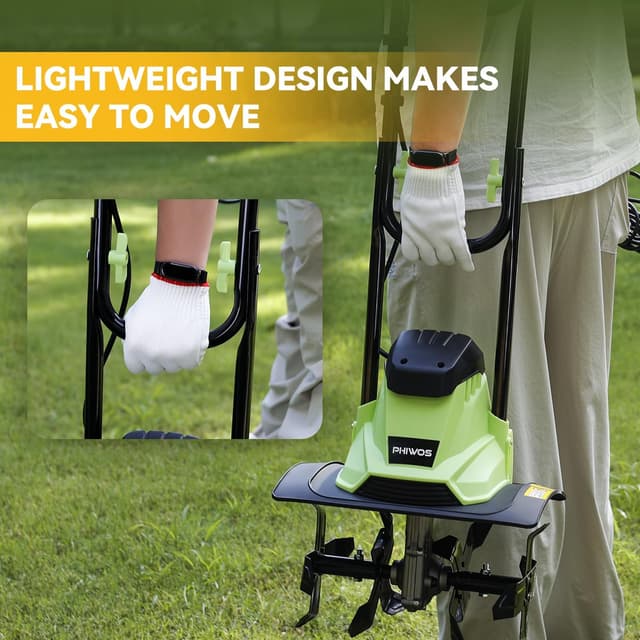 Thumbnail 4 de PHIWOS Electric Garden Tiller 1200W