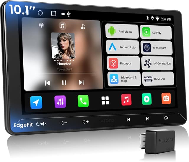Detalle de ATOTOEXCEL A5L 10,1 Android Doppel-DIN Autoradio