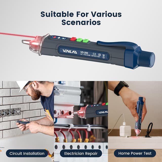 Thumbnail 6 de VENLAB VD200 voltage tester 12V–1000V