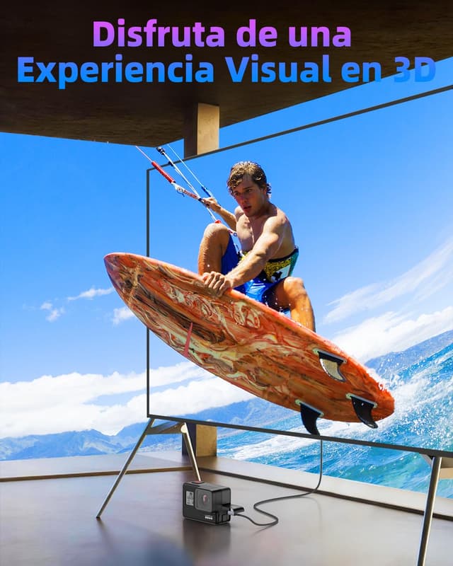 Thumbnail 4 de ZEENVIC Cable Micro HDMI a HDMI 2m 4K