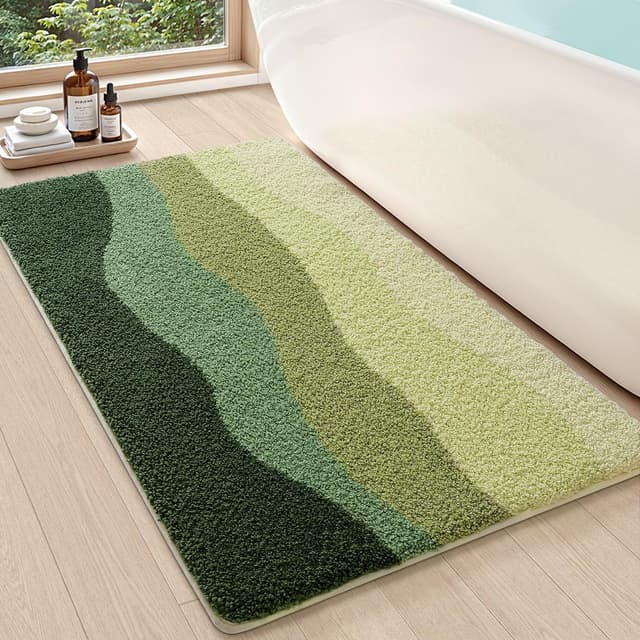 Detalle de DEXI Tapis salle de bain 60 x 110 cm antidérapant