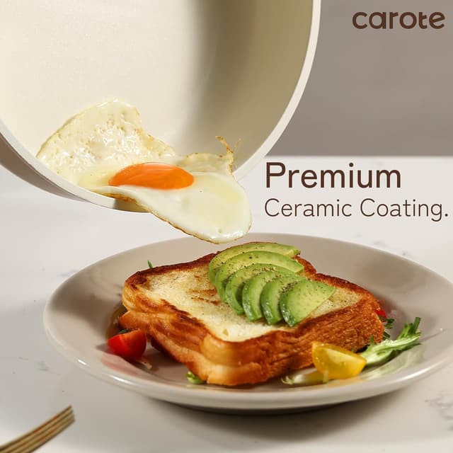 Detalle de CAROTE 12pc Ceramic Cookware Set
