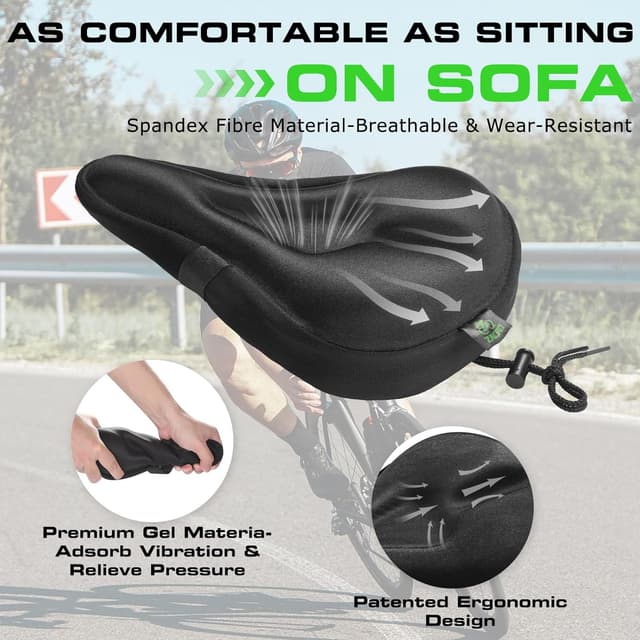 Thumbnail 2 de Zacro Bike Seat Cushion 11x7 Gel