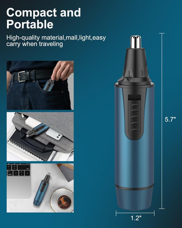 Thumbnail 5 de Nose Hair Trimmer for Men 2025 Nasal Hair Trimmer 🪶