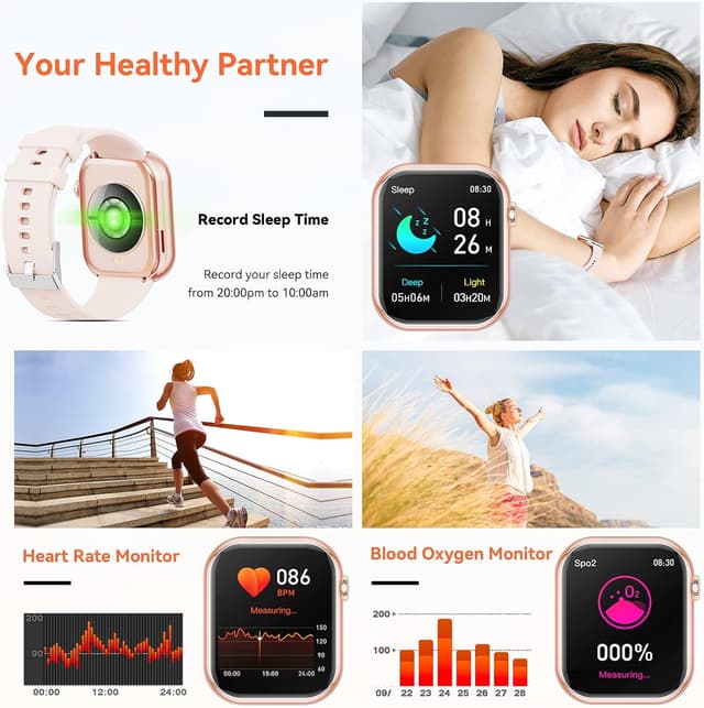 Thumbnail 5 de Hwagol Smart Watch 1.85" fitness tracker