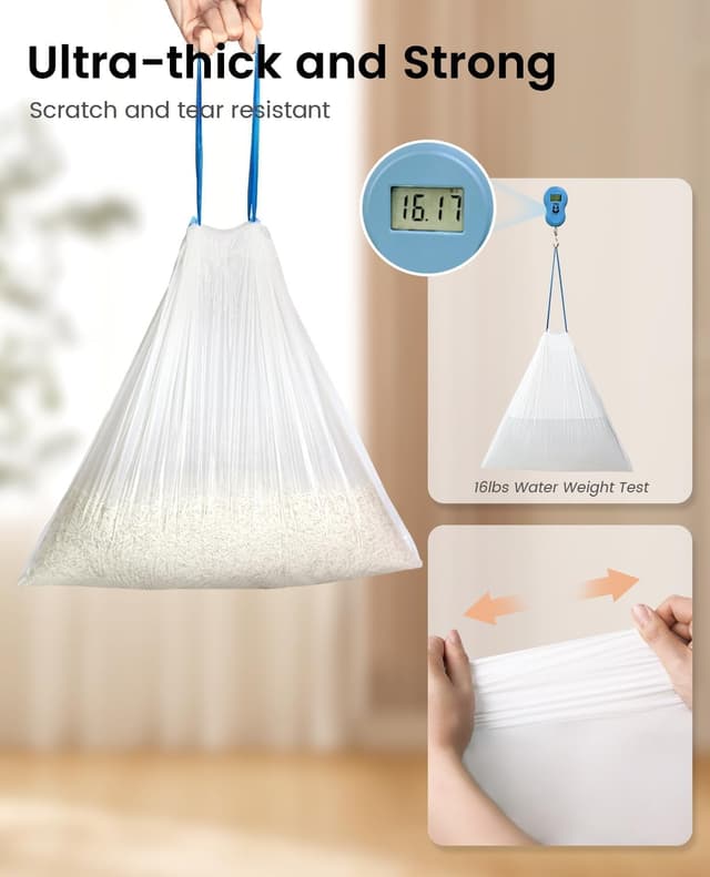 Detalle de Bolsas de Arena para Gatos 3 rollos 45 unidades