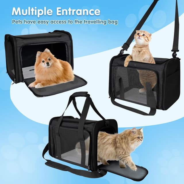 Thumbnail 5 de AiQInu Zaino trasportino pieghevole per cani e gatti 3–6 kg