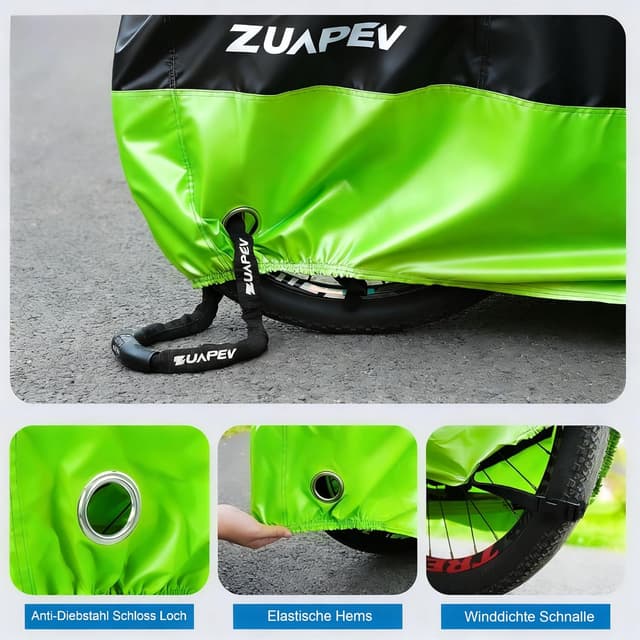 Thumbnail 4 de ZUAPEV Fahrradabdeckung 208x112x110 cm