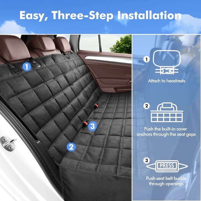 Thumbnail 4 de Hundedecke Auto Rückbank 148×135 cm