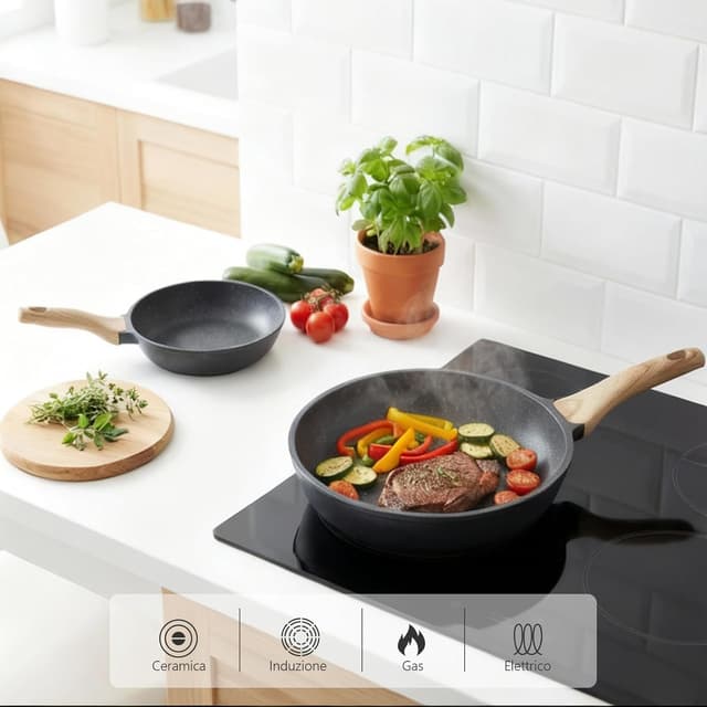 Detalle 2 de Padella antiaderente GiPP 24 cm