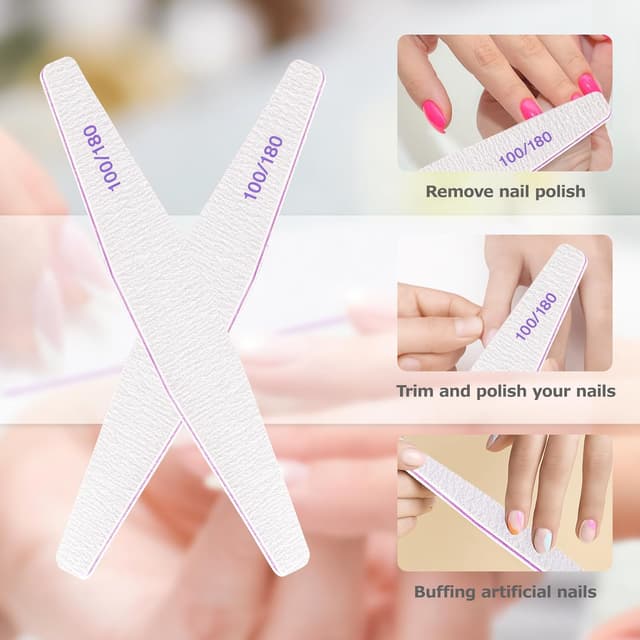 Thumbnail 6 de Limas de uñas profesional 40 piezas 180/240 grit