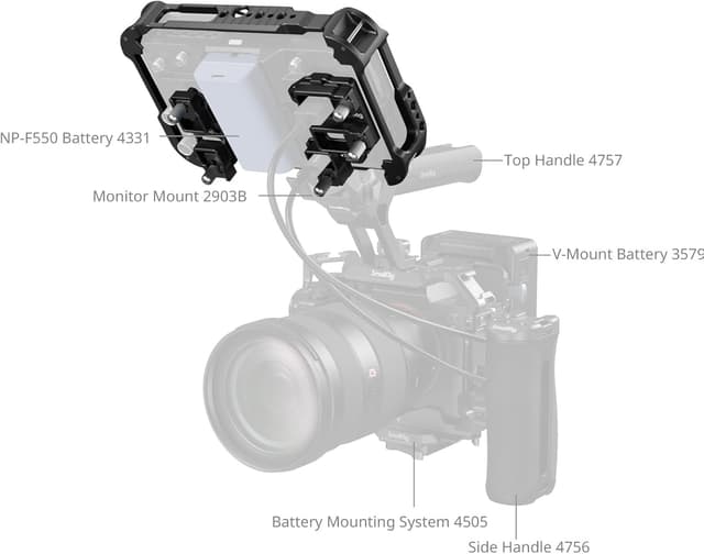 Thumbnail 5 de SmallRig Kit jaula monitor Atomos Ninja TX