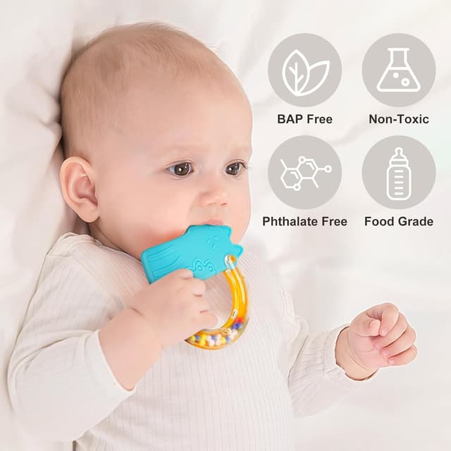 Thumbnail 4 de Baby Toys 0-6 Months Rattles Sensory Teething Toys