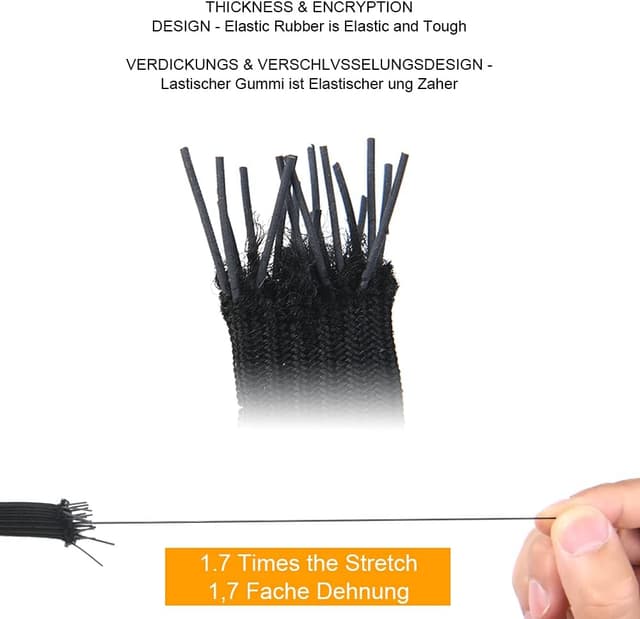 Thumbnail 3 de URAQT Gepäckspanngurt Elastisch 2er Set