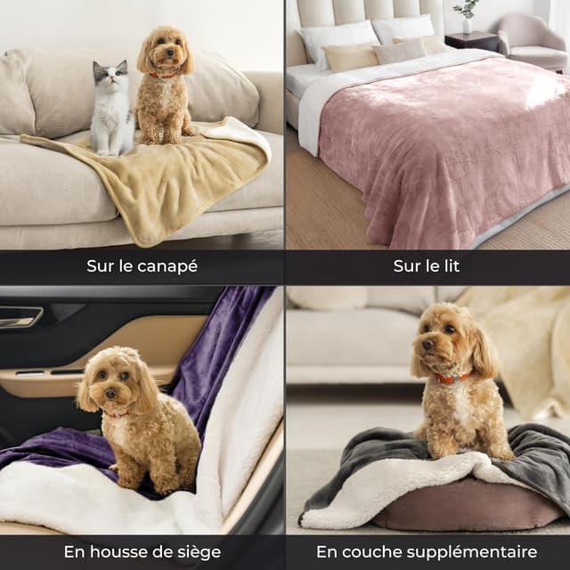 Thumbnail 6 de Dreamzie Plaid Imperméable Chien 152x203 cm