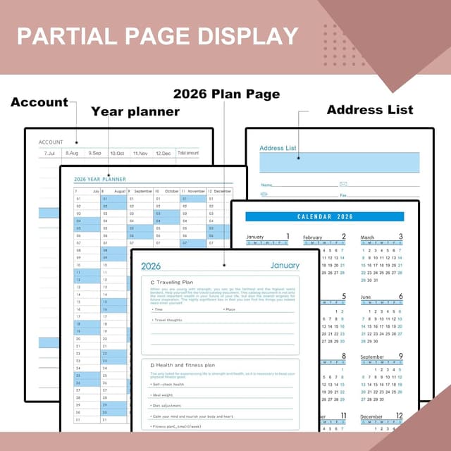 Thumbnail 6 de Ml jtoyo Agenda 2026 A5 giornaliera