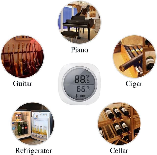 Detalle 2 de Inkbird IBS-TH1 Plus Bluetooth Temperature and Humidity Sensor (Humidity Temperature Recorder)
