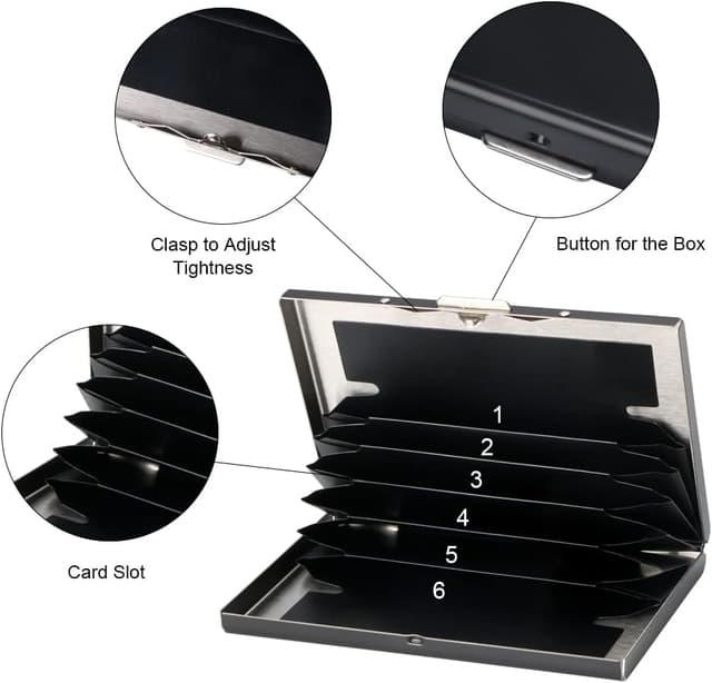 Thumbnail 2 de Vicloon Kartenetui RFID 6 FĂ€cher đł