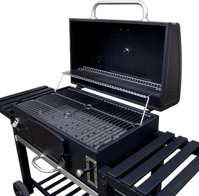 Detalle de CosmoGrill Outdoor XXL Smoker BBQ 600D Cover
