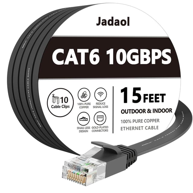 Imagen de Cat6 15 ft Ethernet Cable 🔌 en OfertitasTOP