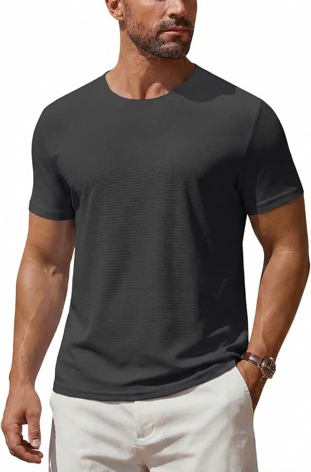 Imagen de COOFANDY T Shirt Sport Homme 93% Polyester en OfertitasTOP