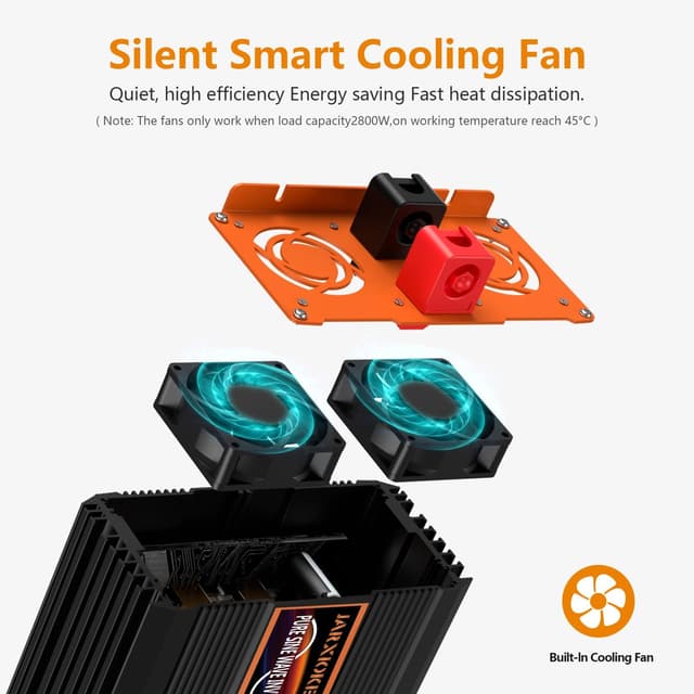 Thumbnail 2 de 3000W Pure Sine Wave Power Inverter 12V to 120V