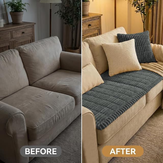 Thumbnail 6 de Smiry Couch Cover 27.6" x 59" sofa protector ๐