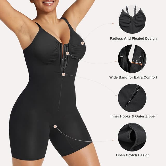 Thumbnail 2 de SHAPERX Shapewear Bodysuit 1.2-inch band