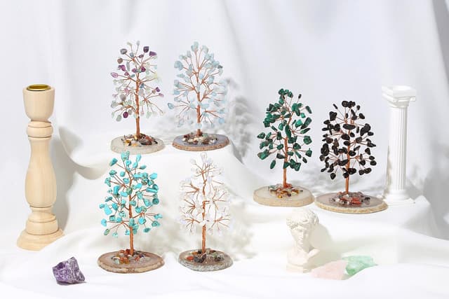 Thumbnail 4 de XIANNVXI Healing Crystal Aquamarine Tree 10 cm