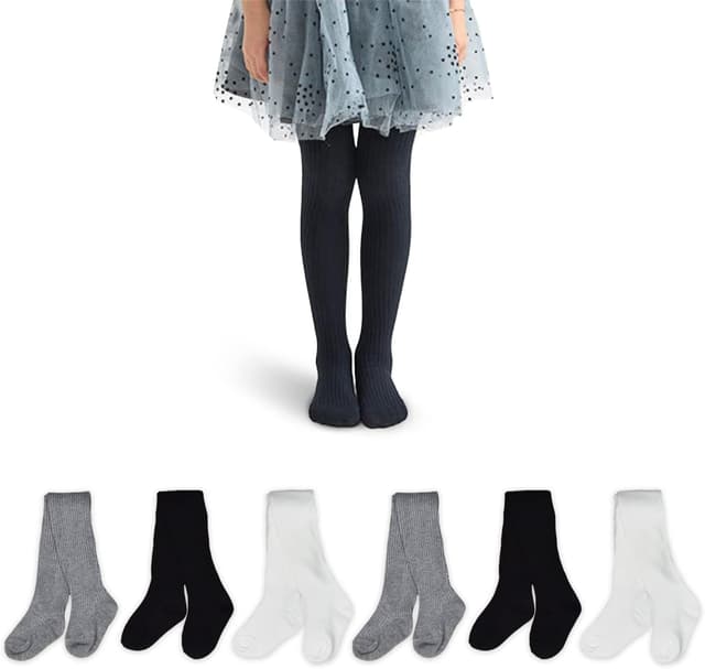 Thumbnail 6 de GENTABY Girls Knit Tights 3-Pack 1-13 yrs