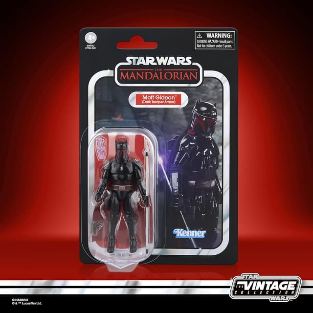 Detalle 2 de Star Wars The Vintage Collection Moff Gideon (armatura Dark Trooper) Hasbro, action figure 9,5 cm