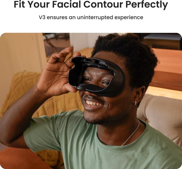 Detalle 2 de KIWI design V3 Face Cover für Meta Quest 3