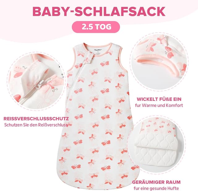 Thumbnail 1 de ToyaTec Baby Schlafsack 2,5 Tog Kuschelweich