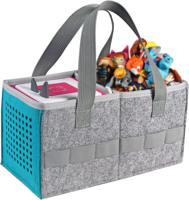 Thumbnail 6 de Hounyoln Felt Carry Bag for Toniebox Starter Set (Tonie 2 Storage Organizer Case)