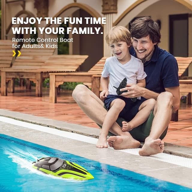 Thumbnail 5 de DEERC RC Boot mit LED Licht 20 MPH