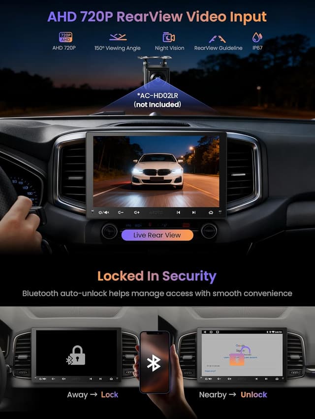 Thumbnail 5 de ATOTOZONE Android Autoradio 2 Din 9 Pouces