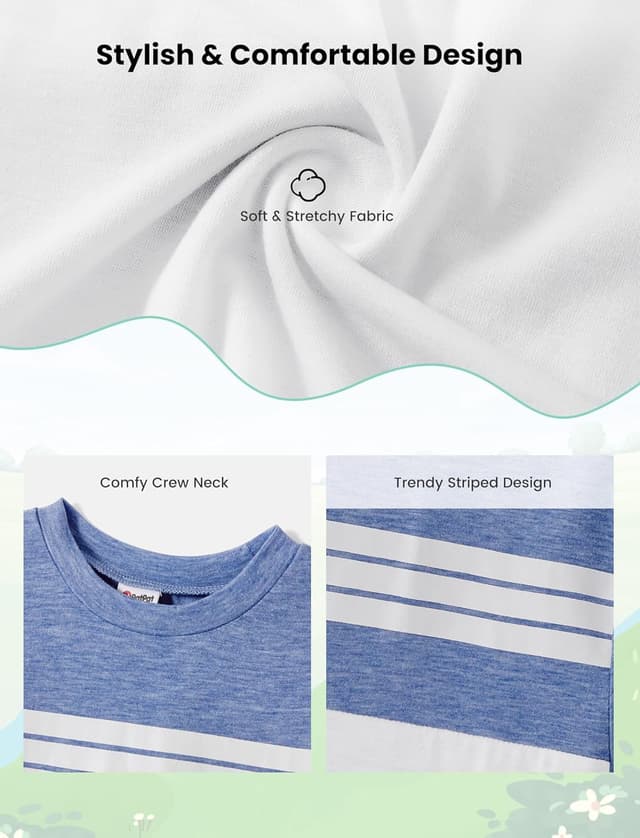 Thumbnail 3 de PATPAT Ensemble familial tropical Robe & T‑shirt