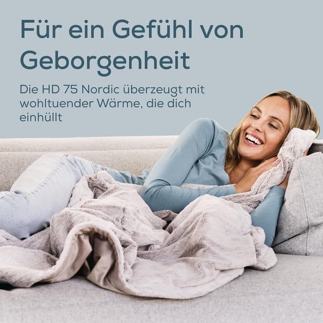 Detalle 2 de Beurer HD 75 Nordic Heizdecke 180 x 130 cm
