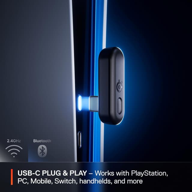 Thumbnail 6 de SteelSeries Arctis Nova 3P Wireless headset for PS5, PC and Switch (white) with mobile app control