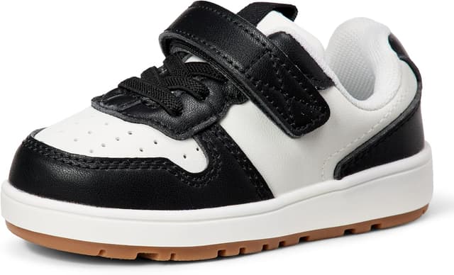 Detalle de Amazon Essentials Sneakers stile tennis a profilo basso con chiusura a strappo Unisex per bambini e ragazzi