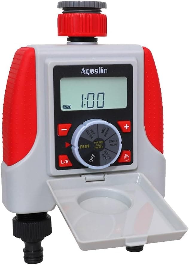 Thumbnail 6 de Garden Hose Tap Timer with Two Outlets Irrigation Controller (watering computer)