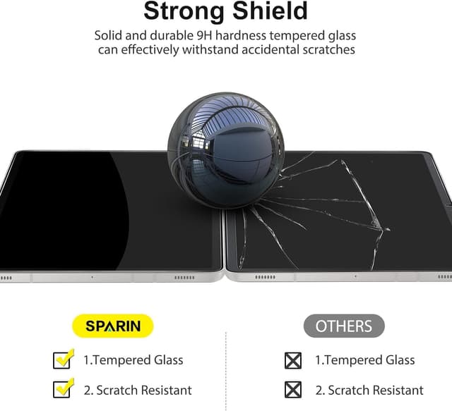 Detalle 2 de SPARIN Schutzglas für Galaxy Tab 10,9"